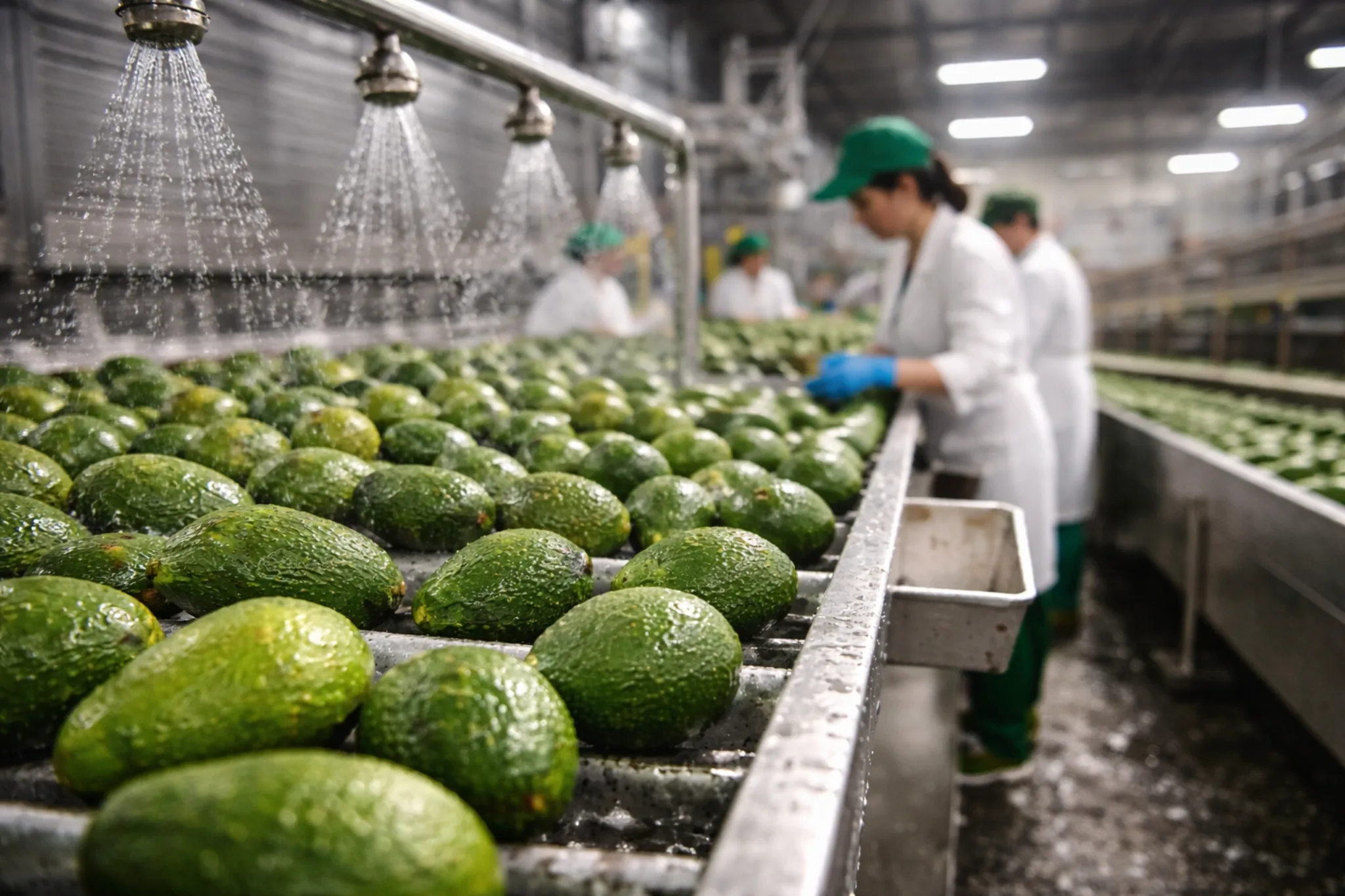 Auswahl des Avocado-Rohmaterials